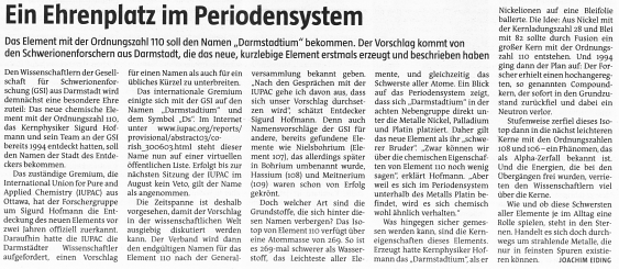 Darmstadtium - Scan