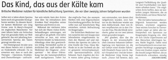 Kind aus der Kälte - Scan